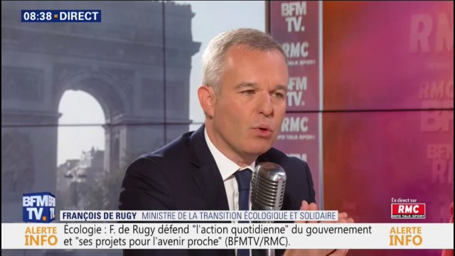 François de Rugy défend l'action quotidienne du gouvernement en matière d'écologie