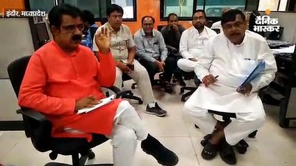 कांग्रेस प्रत्याशी पंकज संघवी  और भाजपा प्रत्याशी शंकर लालवानी ने एक-दूसरे से किए सवाल जवाब