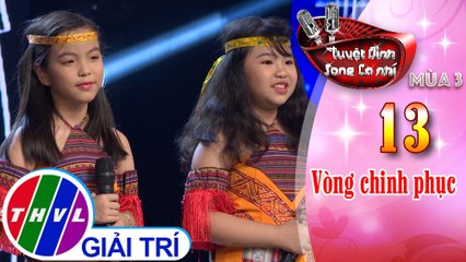 THVL | Tuyệt đỉnh song ca nhí Mùa 3 - Tập 13[3]: Nổi lửa lên em - Thu Huyền, Mỹ Anh