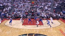 Lowry nutmegs Simmons for sneaky assist