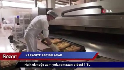 Скачать видео: Yavaş talimatı verdi: Halk ekmek ramazan pidesi 1 TL