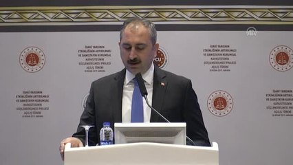 Adalet Bakanı Gül: "İdari Yargıda da Amacımız Vatandaşlarımızın Hak Arayışına Süratle ve Adaletle...