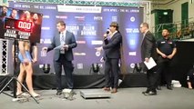 SAM HYDE v JOSEF JURKO - OFFICIAL WEIGH IN / ALLEN v BROWNE / CHISORA v GASHI