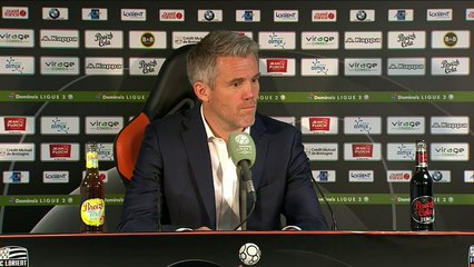 La réaction de Mickaël Landreau après FC Lorient - AJ Auxerre (2-2) 18-19