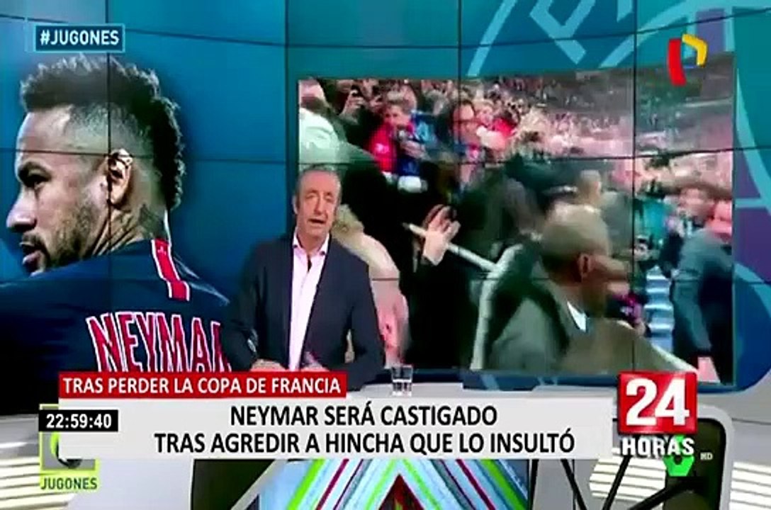 Neymar pidió disculpas tras agredir a hincha que lo insultó