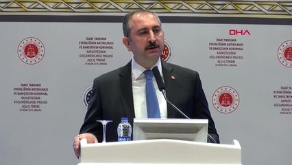Adalet Bakanı Gül, Proje Açılışında Konuştu -2