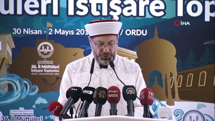 Diyanet İşleri Başkanı Ali Erbaş, İl Müftüleri İstişare Toplantısına katıldı
