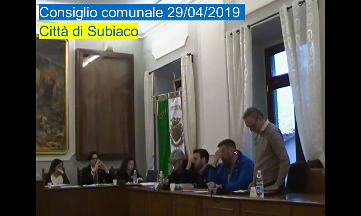 Consiglio Comunale 29-04-2019 parte 1/3