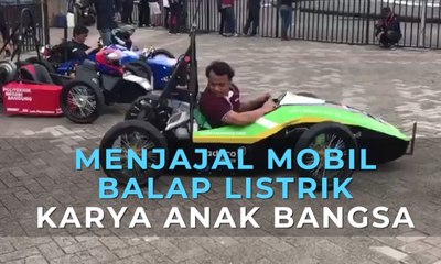 Menjajal Mobil Balap Listrik Karya Anak Bangsa