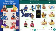 IPL 2019 : IPL 2019 Cricket Stickers Now In WhatsApp || Oneindia Telugu