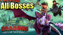 All Bosses DreamWorks Dragons Dawn of New Riders