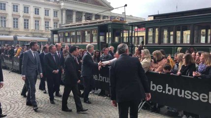 Le roi Philippe fête les 150 ans du tram
