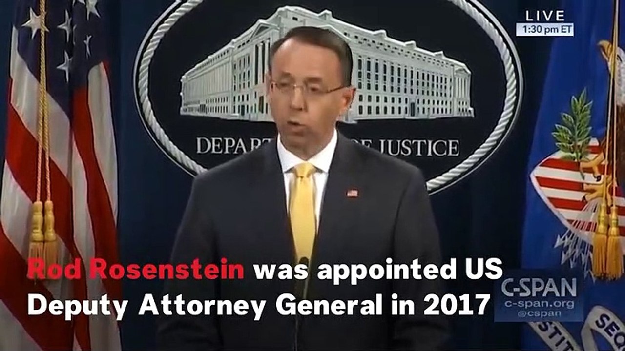 Deputy Attorney General Rod Rosenstein Resigns