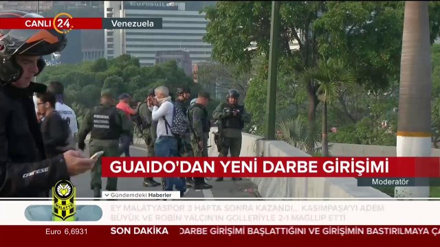 Venezuela'da darbe girişimi