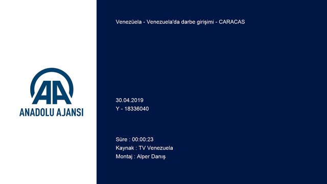 Venezuela'da darbe girişimi - CARACAS