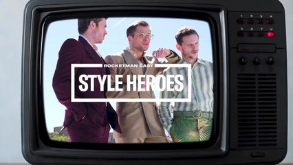 Taron Egerton, Jamie Bell and Richard Madden Break Down Elton John's Iconic Style
