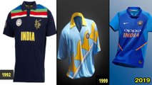 ICC Cricket World Cup 2019 : Have A Look At India’s Cricket World Cup Jerseys From 1992-2019