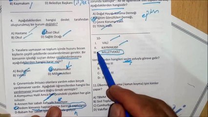 5.Sınıf SOSYAL BİLGİLER 2.Dönem 2.Yazılı Çözümü ve Çalışması