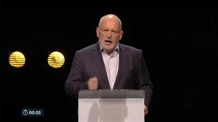 Une partie des candidats à la succession de Jean-Claude Juncker débattent