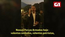 Guaidó diz ter apoio de militares para pôr fim à usurpação na Venezuela e convoca povo às ruas  Mundo  G1