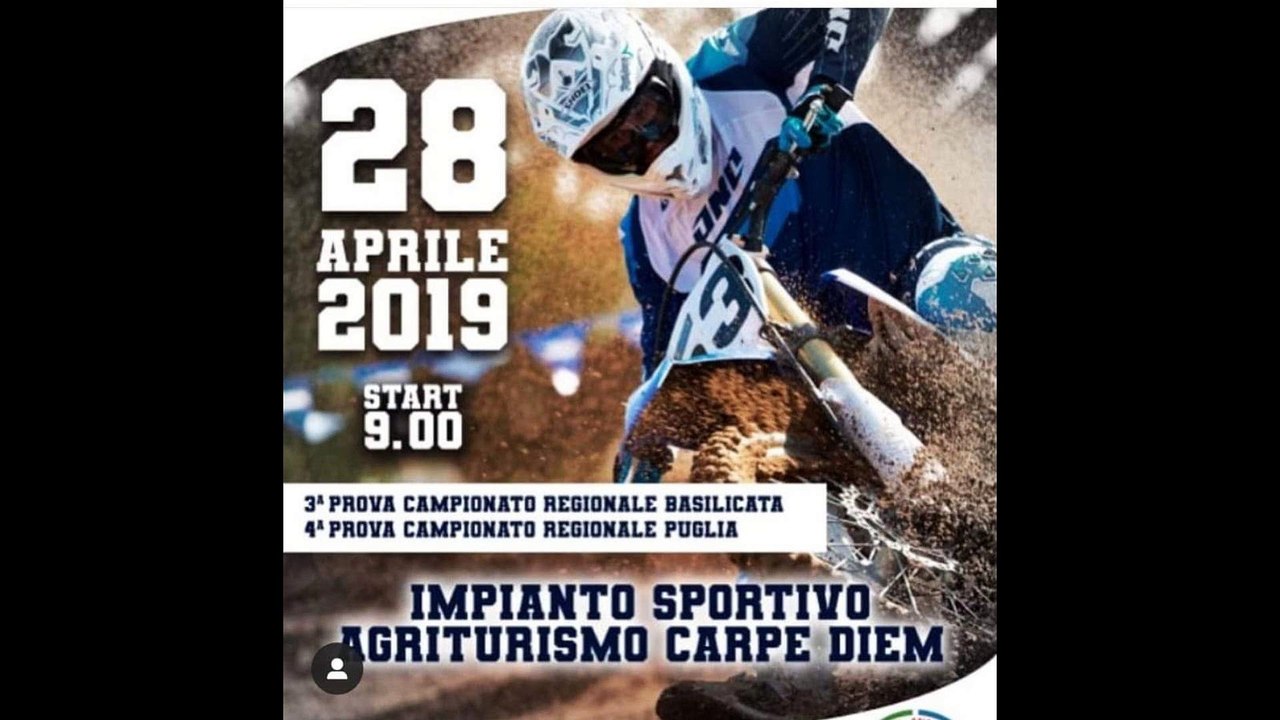 Gara di motocross tra Puglia e Basilicata