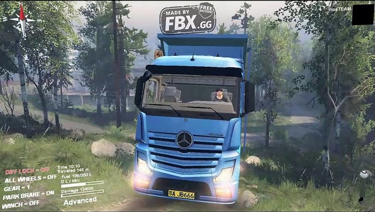 Spintires™ Big Truck Hill Climbing-Riding Huge Truck on Hill Road