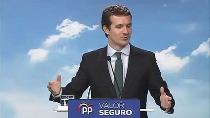 Pablo Casado: "Los resultados muestran que el liderazgo de la oposición lo tiene el Partido Popular"