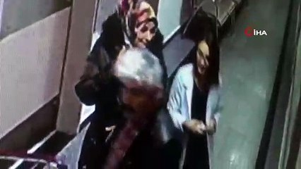 Sahte stajyer hasta ve hasta yakınlarının parasını çaldı...Şüpheli şahıs kamerada