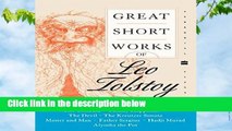 Great Short Works of Leo Tolstoy (Perennial Classics)