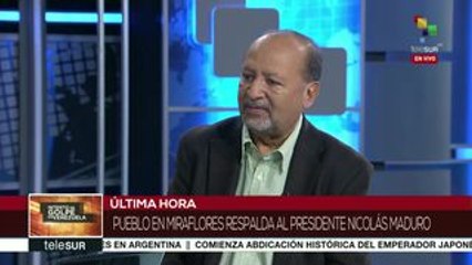 Roque: Comunidad internacional rechaza intento golpista en Venezuela