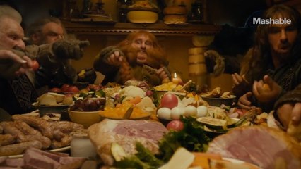 The dwarves from 'The Hobbit' host Thanksgiving Dinner in 2016 — Altered Movie Scenes