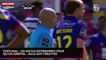 Portugal : un match interrompu pour qu'un arbitre... aille aux toilettes (vidéo)