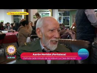 El actor Aarón Hernán ve la muerte con resignación | Sale el Sol