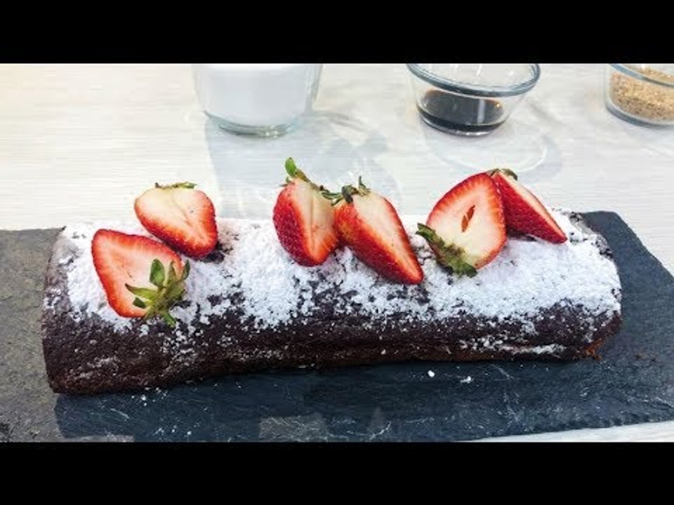 ¡Delicioso panqué de chocolate y nuez con la ch...