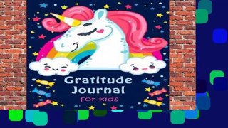 [MOST WISHED]  Gratitude Journal for Kids: Girl Unicorn 90 Days Daily Writing Today I am grateful