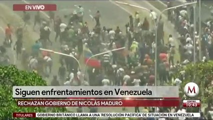 Carro militar atropella a manifestantes en Venezuela