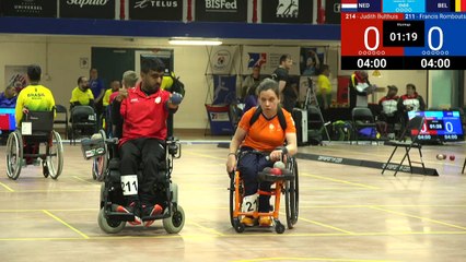 2019-04-30-Défi_Sportif-Boccia-Terrain_3-Judith Bulthuis_NED_vs_Francis Rombouts_BEL