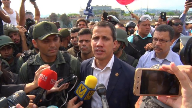 Guaidó: Maduro no puede contar con el apoyo de las Fuerzas Armadas