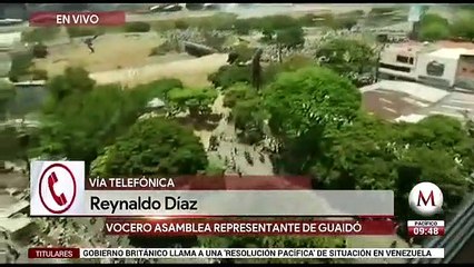 Siguen enfrentamientos en Venezuela: Reynaldo Díaz