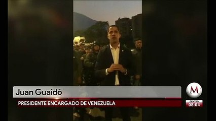 Guaido anuncia operacion militar en Venezuela