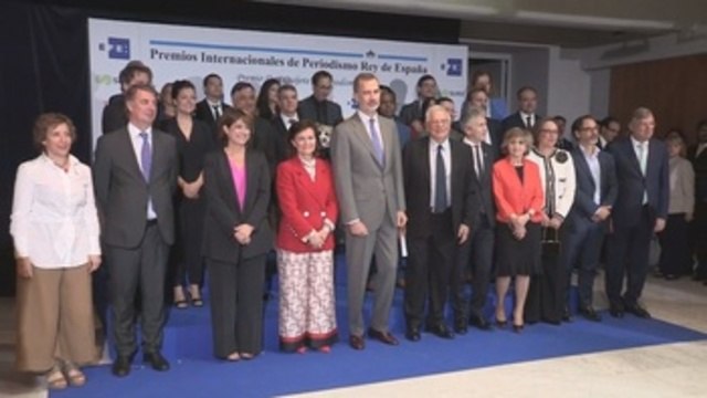 Felipe VI entrega los Premios Internacionales de Periodismo Rey de España