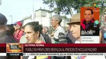 Pueblo venezolano se moviliza para defender la Revolución Bolivariana