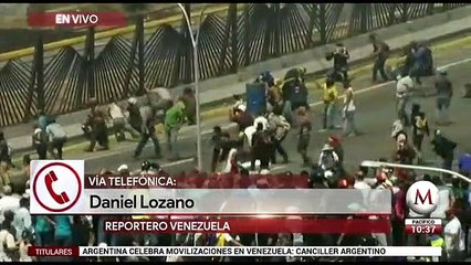 Así se viven los dramáticos enfrentamientos en Venezuela