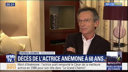 Mort d'Anémone: pour le réalisateur Patrice Leconte, "c'était quelqu'un de libre, de déjanté, de fêlé"