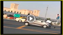 Woman drives away with valet worker still on bonnet in Dubai...