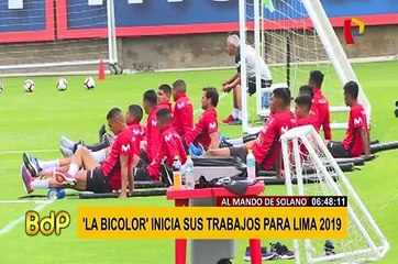 Selección Peruana sub 23 inició entrenamientos de cara a Lima 2019