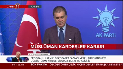 AK Parti Sözcüsü Çelik açıklama yapıyor