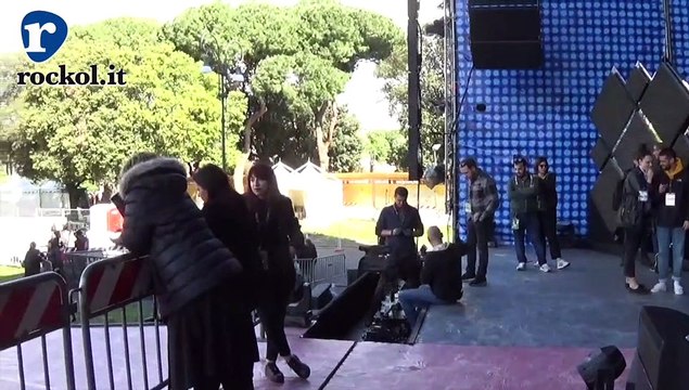 Concerto del Primo Maggio 2019 a Roma, il backstage della seconda giornata di prove.