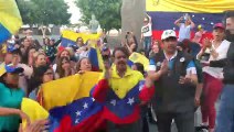 Manifestación en la Plaza de España de Santa Cruz, en el marco de la 'Operación Libertad'