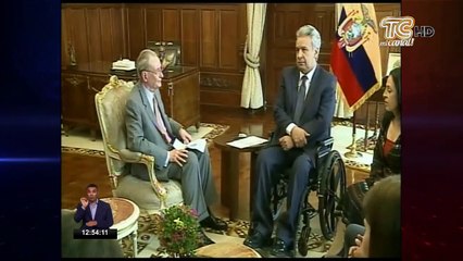 Presidente Moreno recibió a expertos  internacionales para tratar a los migrantes venezolanos